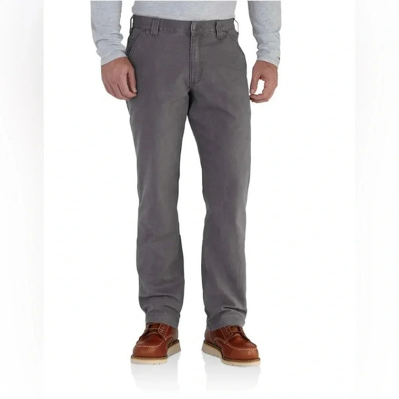 Carhartt Other - Carhartt RUGGED FLEX® RELAXED FIT CANVAS WORK PANT. Gravel gray. Size 38x34